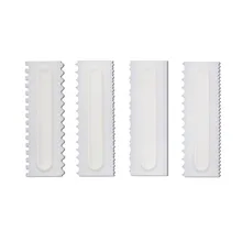 Cake-Decorating-Comb Baking Fondant-Spatulas 4pcs/Set