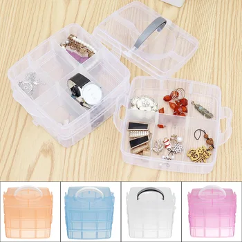 3-Layers Storage Box Transparent PP Plastic Box Office Jewelry Accessories Box Parts Sorting Box Components Packaging Box
3-Layers Storage Box Transparent PP Plastic Box Office Jewelry Accessories Box Parts Sorting Box Components Packaging Box