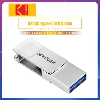 Kodak K223C 16GB Metal USB Flash Drive USB3.1 Type-C OTG 32GB Memory stick 64GB memoria usb USB 3.0 128GB pendrive cle usb
Kodak K223C 16GB Metal USB Flash Drive USB3.1 Type-C OTG 32GB Memory stick 64GB memoria usb USB 3.0 128GB pendrive cle usb