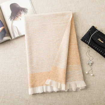 2019 autumn new solid color glay casual ladies winter female shawl thin long scarf Black 
2019 autumn new solid color glay casual ladies winter female shawl thin long scarf Black