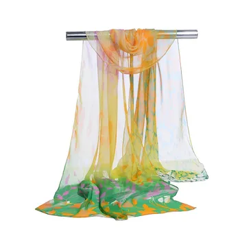 160*50cm Summer Print woman Scarf Chiffon Leaves Scarf Women Pareo Wrap Sunscreen Long Cape
160*50cm Summer Print woman Scarf Chiffon Leaves Scarf Women Pareo Wrap Sunscreen Long Cape