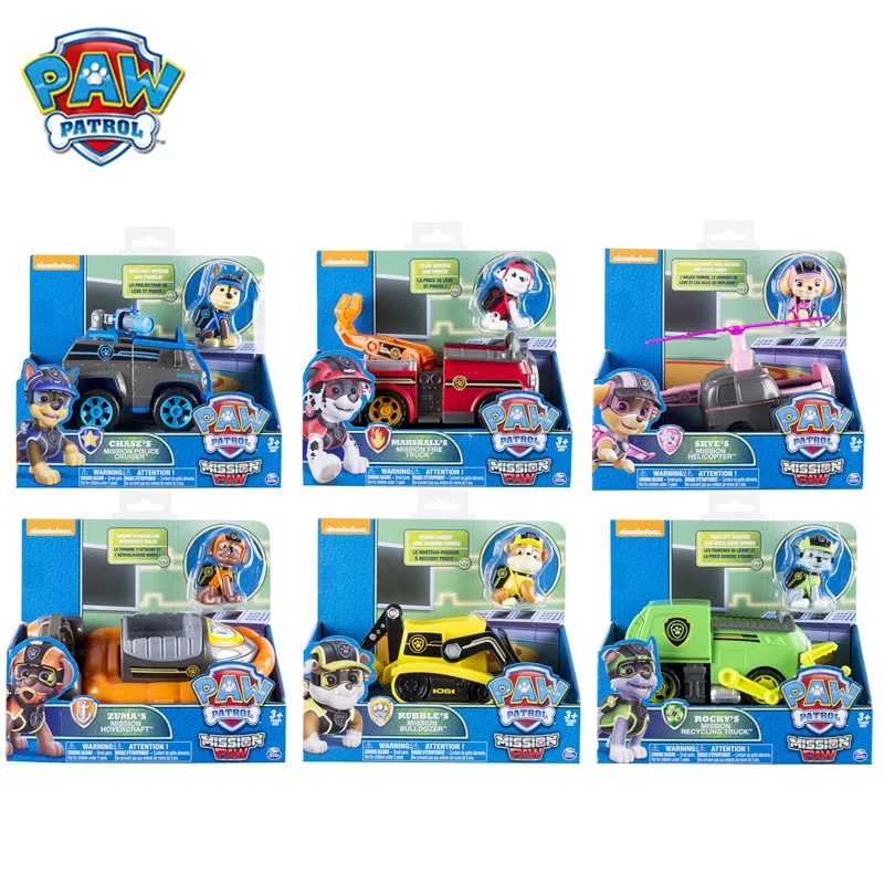 Original Box Paw Patrol Mission Paw Vehicle Rescue Toy Set Anime Action Figure Model Cars Spin Master Toy Kid Birthday Xmas Gift
Original Box Paw Patrol Mission Paw Vehicle Rescue Toy Set Anime Action Figure Model Cars Spin Master Toy Kid Birthday Xmas Gift
