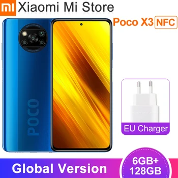Global Version Xiaomi Poco X3 NFC Mobile Phone 6GB 128GB Snapdragon 732G Octa Core 64MP 5160mAh Battery 120Hz Smartphone
Global Version Xiaomi Poco X3 NFC Mobile Phone 6GB 128GB Snapdragon 732G Octa Core 64MP 5160mAh Battery 120Hz Smartphone