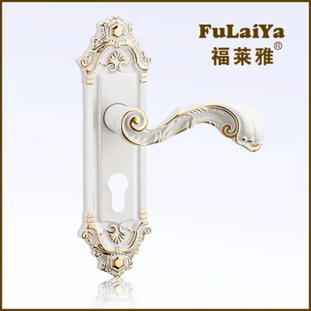 Xin Du Lock Ivory White European Style Zinc Alloy Double Tongue Mute Muffler Bearing Interior Door Bedroom Door Lock
Xin Du Lock Ivory White European Style Zinc Alloy Double Tongue Mute Muffler Bearing Interior Door Bedroom Door Lock