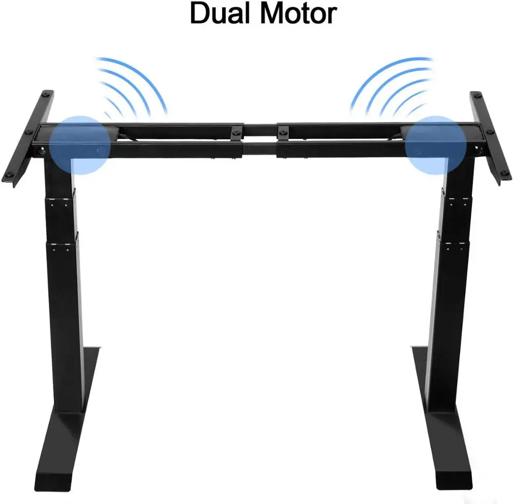 Electric Dual Motor Stand Up Desk Frame Height Adjustable Office Workstation with Memory Preset Button Controller (Frame Only)
Electric Dual Motor Stand Up Desk Frame Height Adjustable Office Workstation with Memory Preset Button Controller (Frame Only)