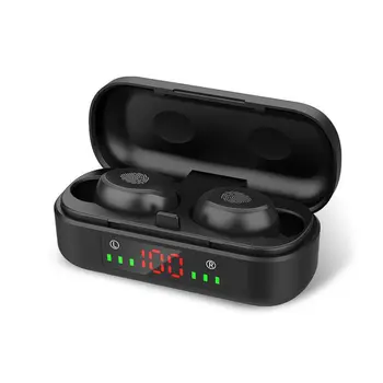 V8 Wireless Earphones Bluetooth 5.0 Touch Control Noise Cancelling fone de ouvido with LED Display Mic Ipx7 Waterproof Headphone
V8 Wireless Earphones Bluetooth 5.0 Touch Control Noise Cancelling fone de ouvido with LED Display Mic Ipx7 Waterproof Headphone