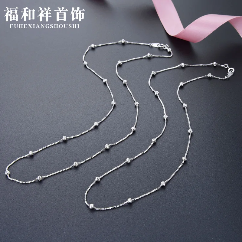 Korean-style Accessories S925 Sterling Silver Necklace 08 Box Aberdeen Bag 3.0 Machete Beads 1: 1 Women's Choker
Korean-style Accessories S925 Sterling Silver Necklace 08 Box Aberdeen Bag 3.0 Machete Beads 1: 1 Women's Choker