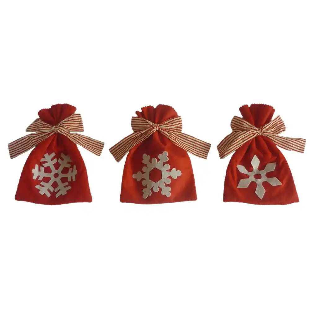 christmas faux bark creative pattern cartoon tote bag child gift