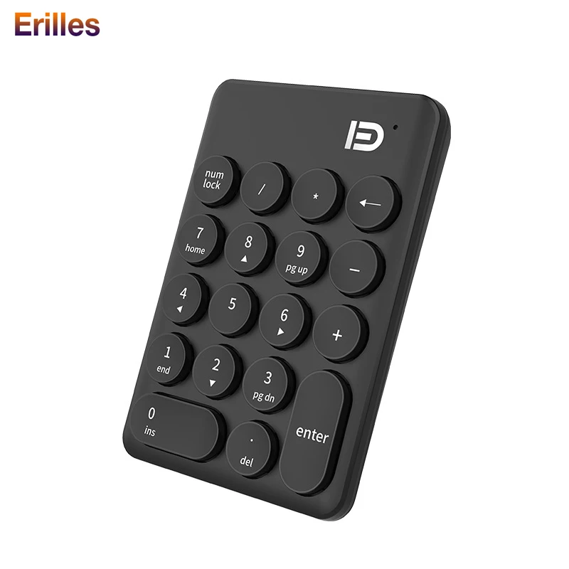 Mini Numeric Keyboard 18 Keys Bank Accounting Keyboard PC Laptop USB Number Keypad Desktop 2.4G Wireless Keyboard with Battery
Mini Numeric Keyboard 18 Keys Bank Accounting Keyboard PC Laptop USB Number Keypad Desktop 2.4G Wireless Keyboard with Battery