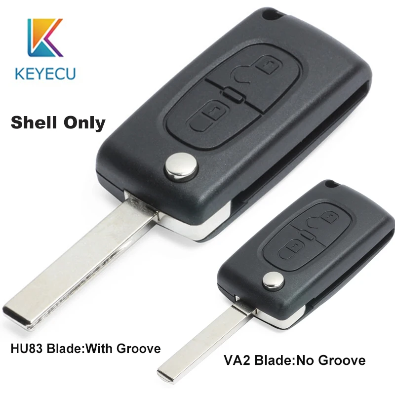KEYECU Flip Folding 2 Button Car Remote Key Case Shell For PEUGEOT 206 307 308 207 407 408 For Citroen C2 C3 C4 C5 C6
KEYECU Flip Folding 2 Button Car Remote Key Case Shell For PEUGEOT 206 307 308 207 407 408 For Citroen C2 C3 C4 C5 C6