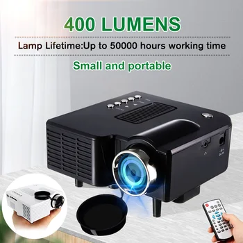 UNIC UC28+ Portable LED Projector Cinema Theater Mini Projector USB/SD/AV Input Mini Entertainment Projector
UNIC UC28+ Portable LED Projector Cinema Theater Mini Projector USB/SD/AV Input Mini Entertainment Projector