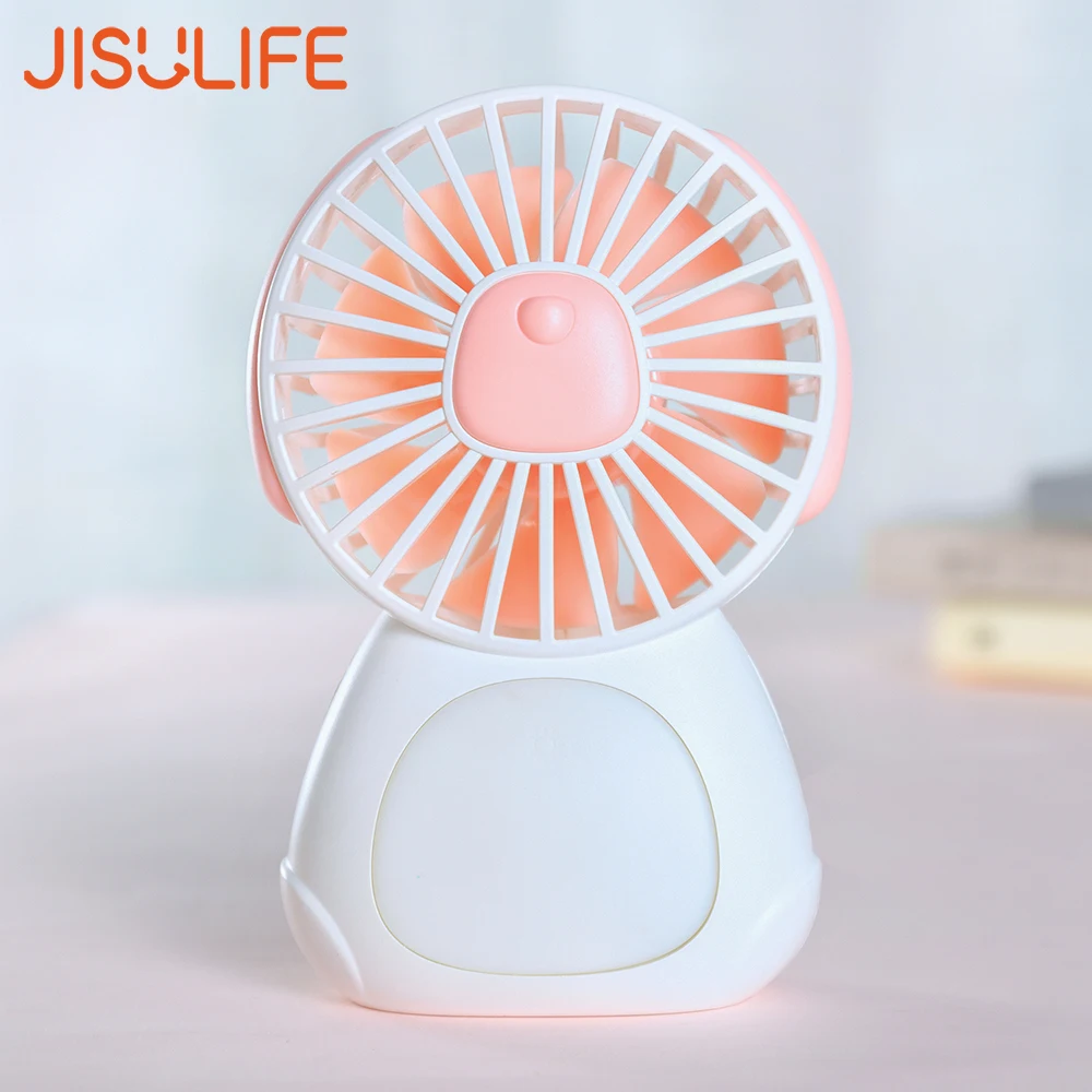 JISULIFE Handheld Fan 4000mAh Rechargeable Fan with Night Light 3 Speeds 7 Blades Silent Portable Table Fan Ventilador De Mesa
JISULIFE Handheld Fan 4000mAh Rechargeable Fan with Night Light 3 Speeds 7 Blades Silent Portable Table Fan Ventilador De Mesa