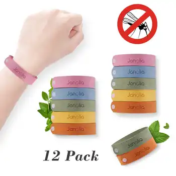 12 Pcs Natural Anti Mosquito Repellent Bracelet Mosquito Killer Insect Protection Wrist Band Bracelet Outdoor 72 Hours
12 Pcs Natural Anti Mosquito Repellent Bracelet Mosquito Killer Insect Protection Wrist Band Bracelet Outdoor 72 Hours