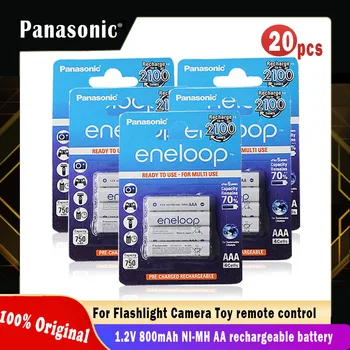 20pcs Panasonic Eneloop 1.2V 800mah AAA Rechargeable Batteries For Camera Flashlight Toy Remote Control Pre-Charged Battery
20pcs Panasonic Eneloop 1.2V 800mah AAA Rechargeable Batteries For Camera Flashlight Toy Remote Control Pre-Charged Battery