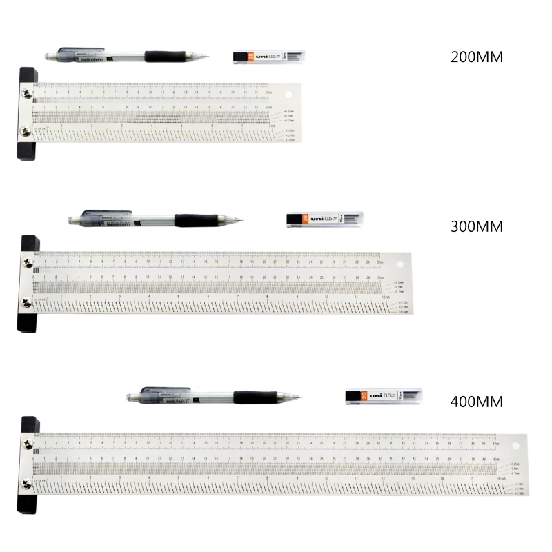 High-precision Hole Scale Ruler T-Rule T Square mm/in Fine Woodworking Scribe Mark Line Tool 200/300/400mm 8/12/16inch
High-precision Hole Scale Ruler T-Rule T Square mm/in Fine Woodworking Scribe Mark Line Tool 200/300/400mm 8/12/16inch