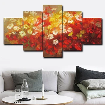 5 Panel Canvas Painting Calligraphy Watercolor Flower Modern Home Decoration Posters and Prints Wall Art Picture for Living Room
5 Panel Canvas Painting Calligraphy Watercolor Flower Modern Home Decoration Posters and Prints Wall Art Picture for Living Room