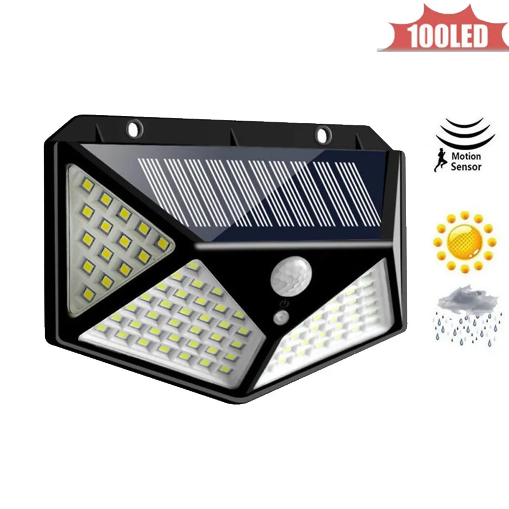Solar LED Street Light For Home Garden Fence PIR Motion Sensor Detection Wall Lamps 100 leds Solar Light Waterproof 4 sided 270°
Solar LED Street Light For Home Garden Fence PIR Motion Sensor Detection Wall Lamps 100 leds Solar Light Waterproof 4 sided 270°