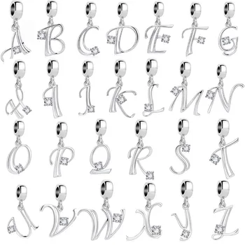 2020 Round shape DIY Fit Original Pandora Charms Bracelet Alphabet Letter Charm Silver colour Letter Bead Jewelry Making
2020 Round shape DIY Fit Original Pandora Charms Bracelet Alphabet Letter Charm Silver colour Letter Bead Jewelry Making