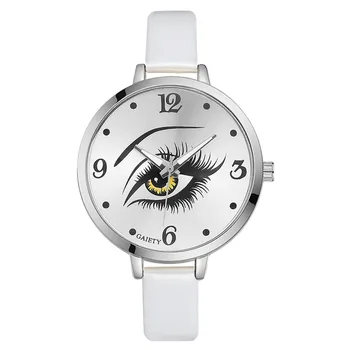 Eyelashes Packge Watch Women Small Watch GAIETY Female Lady Quartz Watch PU Leather Strap Simple Dial Wristwatch Clock for Women
Eyelashes Packge Watch Women Small Watch GAIETY Female Lady Quartz Watch PU Leather Strap Simple Dial Wristwatch Clock for Women