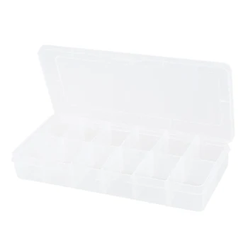 12 Grids Hardware Tool Organizer Case Container Plastic Transparent Storage Box Screw Component Holder Box
12 Grids Hardware Tool Organizer Case Container Plastic Transparent Storage Box Screw Component Holder Box