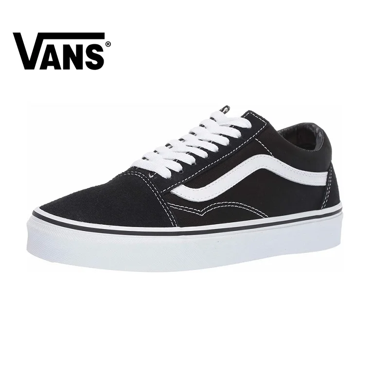 

VANS OLD SKOOL Men and Women Shoes Original Authentic Classic Skateboard Shoes Low Fashion Couple Black Spring2019 VN000D3HY28