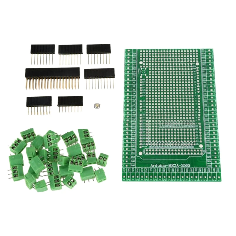 MEGA-2560 R31 Prototype Screw Connecting Terminal Module Block Shield Board Kit Breakout Board
MEGA-2560 R31 Prototype Screw Connecting Terminal Module Block Shield Board Kit Breakout Board