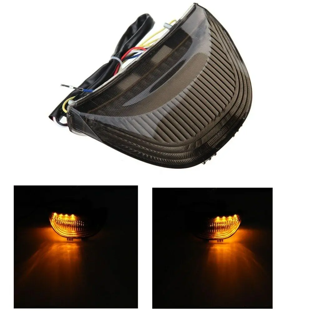 Motorcycle Clear/Smoke Tail Light with LED Turn Signals For Honda CBR600RR 2003-2006 CBR1000RR 2004-2007 05 06
Motorcycle Clear/Smoke Tail Light with LED Turn Signals For Honda CBR600RR 2003-2006 CBR1000RR 2004-2007 05 06