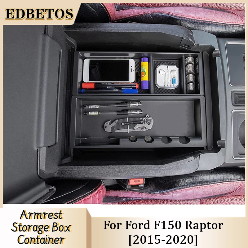 Car Central Armrest Storage Box Secondary Storage Center Console Organizer For Ford F150 F-150 2015 2016 2017 2018 2019 2020
Car Central Armrest Storage Box Secondary Storage Center Console Organizer For Ford F150 F-150 2015 2016 2017 2018 2019 2020