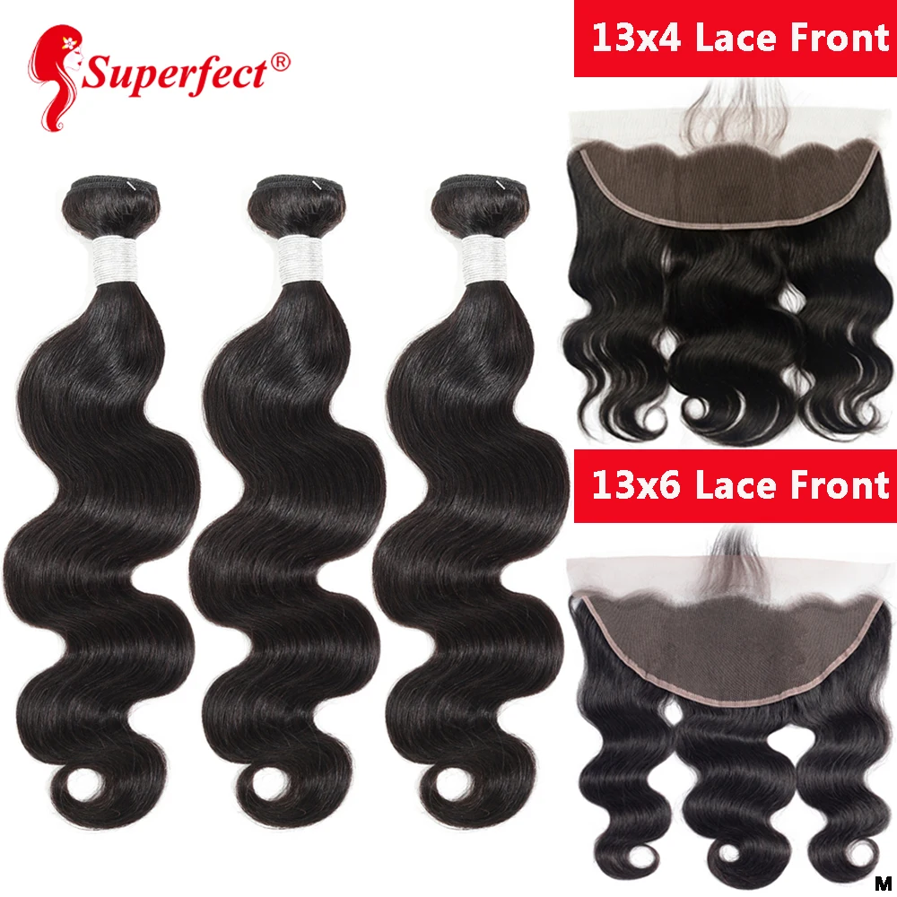 Body Wave Bundles With Frontal