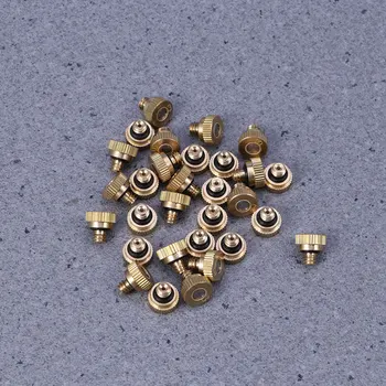 25pcs Misting Nozzle Practical Lightweight Durable Atomizing Nozzle Brass Misting Nozzle for Misting System
25pcs Misting Nozzle Practical Lightweight Durable Atomizing Nozzle Brass Misting Nozzle for Misting System