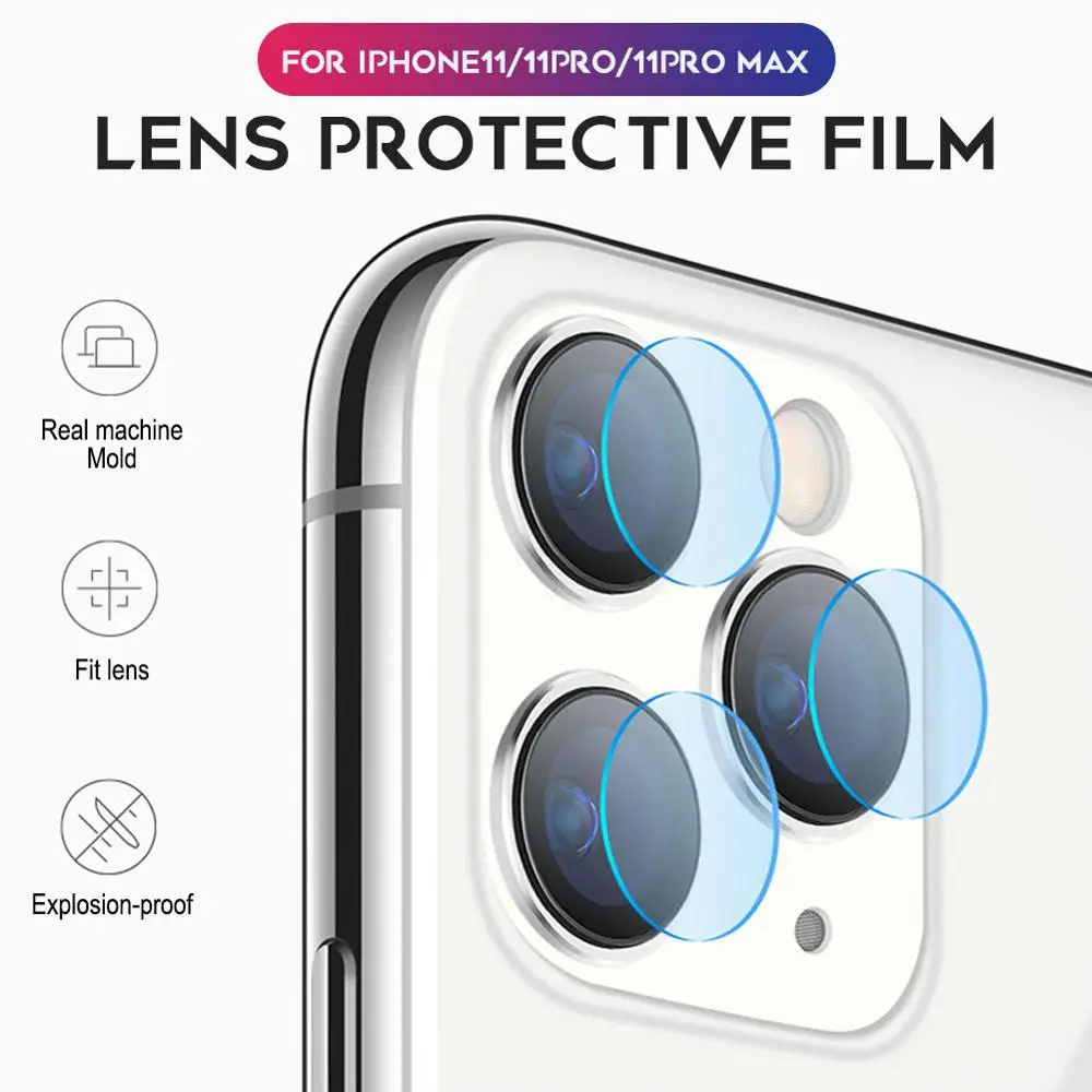 Camera Lens Film Protector For iPhone 11/Pro/Max 2019 Tempered Glass Screen Protector Case Cover Fashion No Affect To Camera
Camera Lens Film Protector For iPhone 11/Pro/Max 2019 Tempered Glass Screen Protector Case Cover Fashion No Affect To Camera