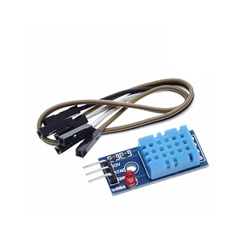 A18-- Smart Electronics DHT11 Temperature and Relative Humidity Sensor Module For Arduino Diy Kit with led
A18-- Smart Electronics DHT11 Temperature and Relative Humidity Sensor Module For Arduino Diy Kit with led