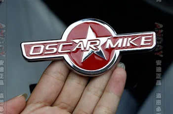 Metal Chrome Red OSCAR MIKE Car Trunk Tailgate Emblems Badge Decal Stickers 
Metal Chrome Red OSCAR MIKE Car Trunk Tailgate Emblems Badge Decal Stickers
