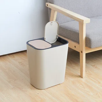 New Style Household Double Cover Garbage Can Push Rolling Cover Type Double-layer Trash Garbage Can Environmentally
New Style Household Double Cover Garbage Can Push Rolling Cover Type Double-layer Trash Garbage Can Environmentally