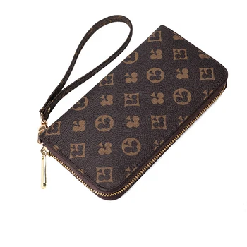 Retro Women's Wallet and Purse Multi-Functional Long Purse Zipper Phone Wallet Luxury Designer Card Holder
Retro Women's Wallet and Purse Multi-Functional Long Purse Zipper Phone Wallet Luxury Designer Card Holder