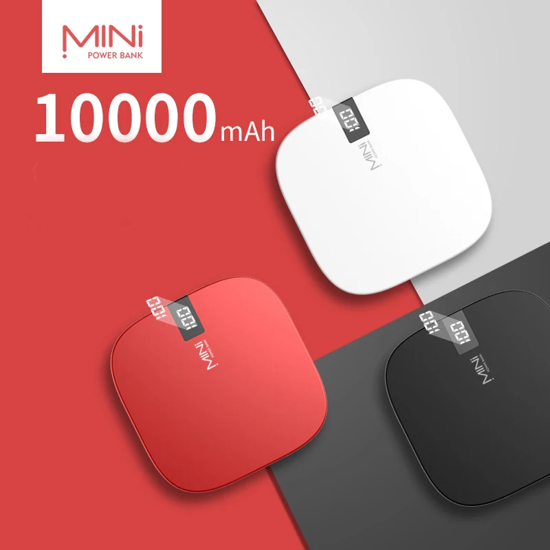 10000 mAh mini power bank Type-C&Lighting fast input Digital display powerbank double USB fast output portable charging treasure
10000 mAh mini power bank Type-C&Lighting fast input Digital display powerbank double USB fast output portable charging treasure