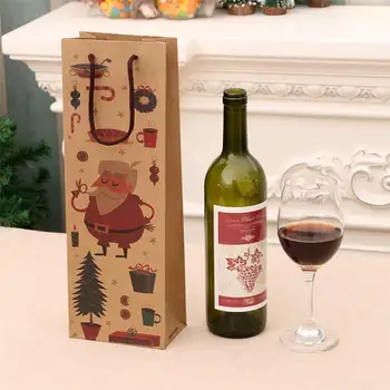 4PCS Christmas Kraft Paper Wine Bottle Bags Handy Long Gift Totes Pouches for Party (Random Pattern)
4PCS Christmas Kraft Paper Wine Bottle Bags Handy Long Gift Totes Pouches for Party (Random Pattern)