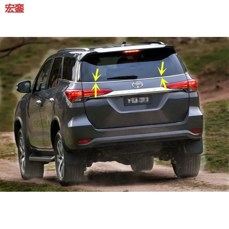 Автомобильный Стайлинг из нержавеющей стали отделка окна 7 шт для Toyota fortuner |