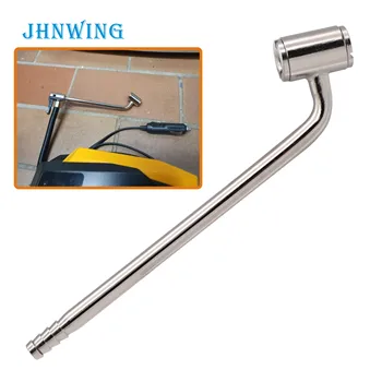 6.5" Long Angled Head Dual Foot Nickel Plated Air Chuck 8mm 5/16" Hose Barb Tire Inflating Tool 1pc Free Shipping 
6.5" Long Angled Head Dual Foot Nickel Plated Air Chuck 8mm 5/16" Hose Barb Tire Inflating Tool 1pc Free Shipping