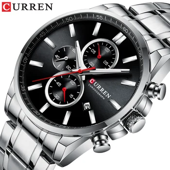 New CURREN Top Brand Luxury Men's Watches Auto Date Clock Male Sports Steel Watch Men Quartz Wristwatch Relogio Masculino
New CURREN Top Brand Luxury Men's Watches Auto Date Clock Male Sports Steel Watch Men Quartz Wristwatch Relogio Masculino