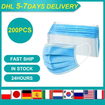 200PCS Disposable Mask Face Mask 3 Layers masker Anti Bacterial Face Masks Anti Dust Protective Mask Face Mask
200PCS Disposable Mask Face Mask 3 Layers masker Anti Bacterial Face Masks Anti Dust Protective Mask Face Mask