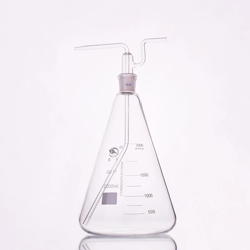 SHUNIU Triangle gas washing bottle ,Capacity 2000ml,Conical Ground mouth flat flush flask,Gas wash bottle,Shisha hookah
SHUNIU Triangle gas washing bottle ,Capacity 2000ml,Conical Ground mouth flat flush flask,Gas wash bottle,Shisha hookah