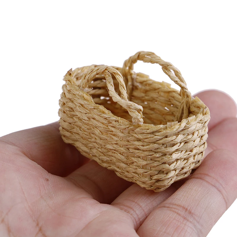 Mini 1/12 Cute Dollhouse Rattan Frame Hand-woven Vegetable Food Basket Dolls Miniature Decoration
Mini 1/12 Cute Dollhouse Rattan Frame Hand-woven Vegetable Food Basket Dolls Miniature Decoration