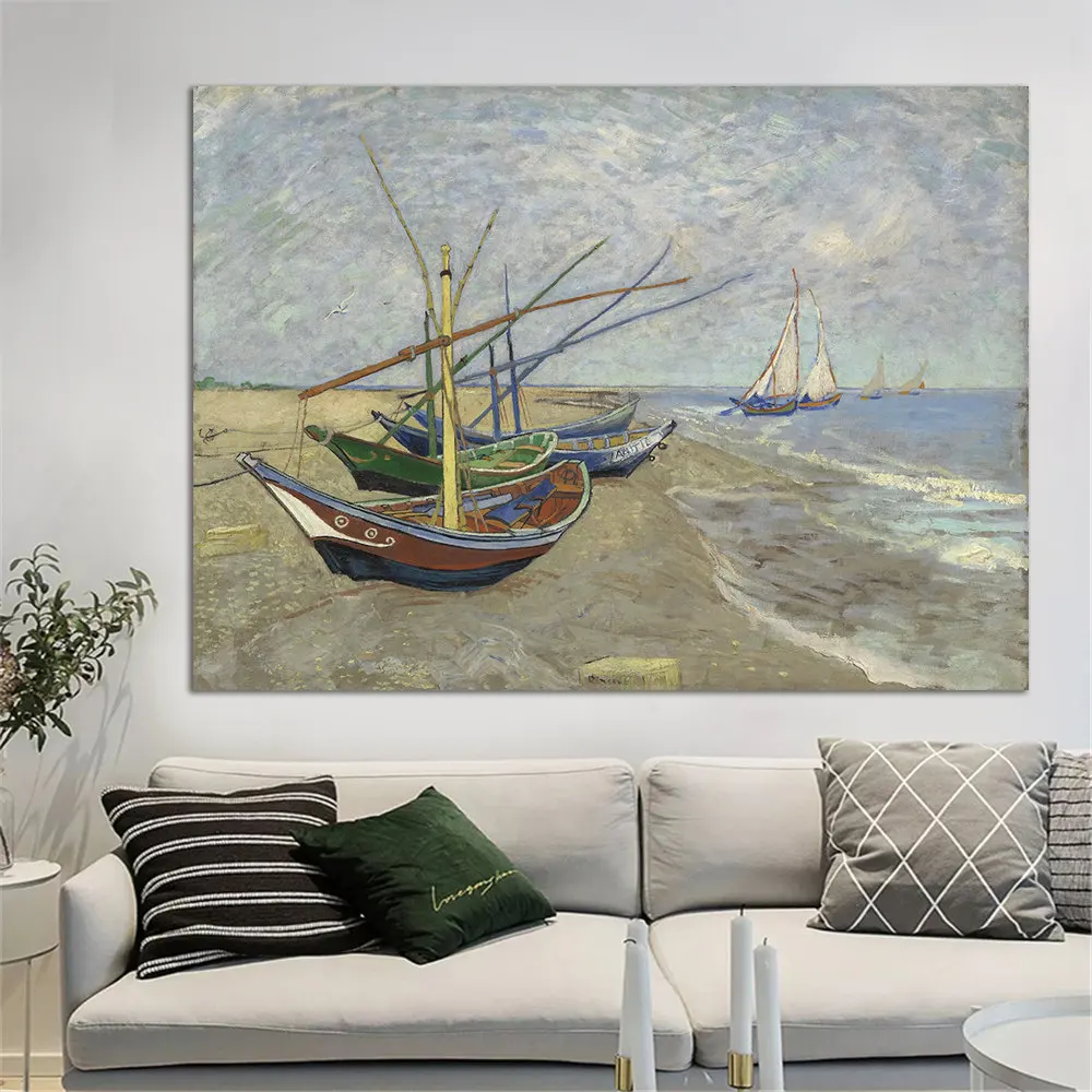Famous Van Gogh Copy Painting Modern Cuadros Sailboat Canvas Painting Home Decor Items Wall Art Posters and Prints no frame
Famous Van Gogh Copy Painting Modern Cuadros Sailboat Canvas Painting Home Decor Items Wall Art Posters and Prints no frame