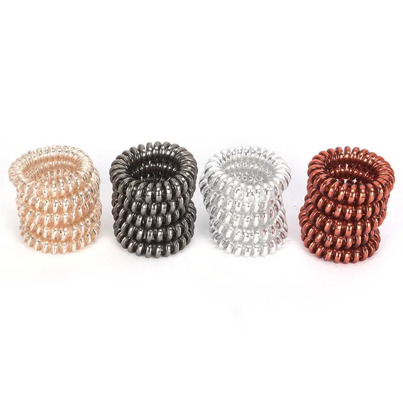 1PC/5PCS Fashion Simple Solid Rubber Telephone Wire Hair Ties Spiral Hair Head Elastic Bands For Children Adults Top Selling Hot
1PC/5PCS Fashion Simple Solid Rubber Telephone Wire Hair Ties Spiral Hair Head Elastic Bands For Children Adults Top Selling Hot