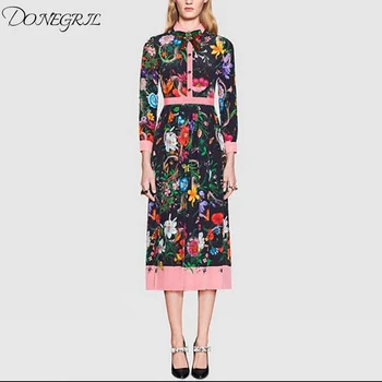 High quality ladies new print Slim was thin lapel long sleeves single row buckle long temperament S-3XL dress
High quality ladies new print Slim was thin lapel long sleeves single row buckle long temperament S-3XL dress
