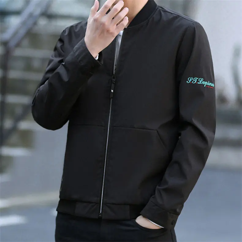 5XL Mens Jacket Autumn Bomber Jacket Coat Male Korean Japan Style Jacket Stand Baseball Collar Fashion Brand Hip Hop Streetwear 03