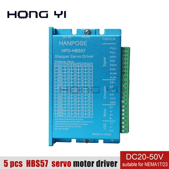 5PCS step servo driver for NEMA17 NEMA23 controller driver hybrid servo motor HBS57 closed loop for CNC milling machine
5PCS step servo driver for NEMA17 NEMA23 controller driver hybrid servo motor HBS57 closed loop for CNC milling machine