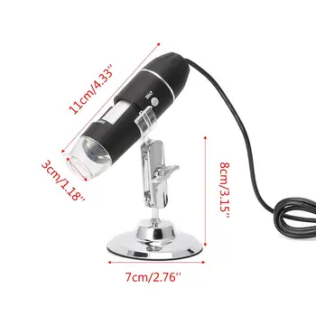 1600X USB Digital Microscope Camera Endoscope 8LED Magnifier with Hold Stand
1600X USB Digital Microscope Camera Endoscope 8LED Magnifier with Hold Stand