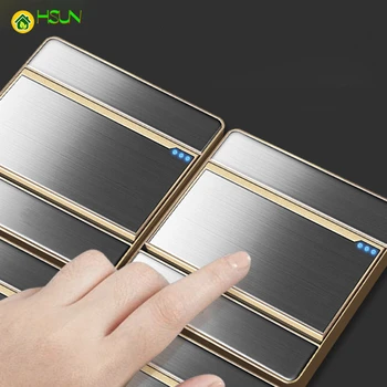 Household Brushed Switch socket panel 5 hole USB socket 16A air conditioning socket 1Gang 2 Gang 3 Gang 4 Gang 1Way 2Way switch
Household Brushed Switch socket panel 5 hole USB socket 16A air conditioning socket 1Gang 2 Gang 3 Gang 4 Gang 1Way 2Way switch